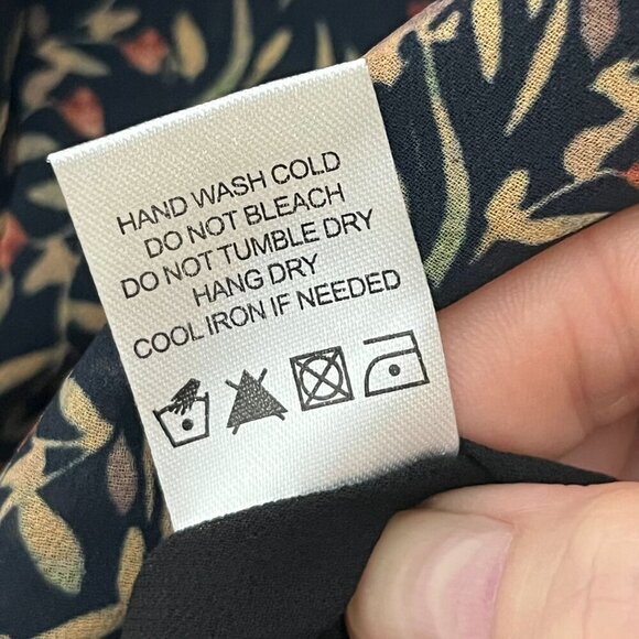 Tularosa Sabrina‎ Ruffle Cold Shoulder Floral Chiffon Mini Dress Size Medium - Picture 8 of 9